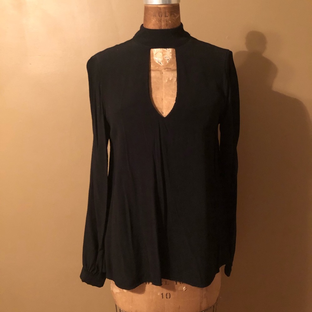 Black blouse from local boutique